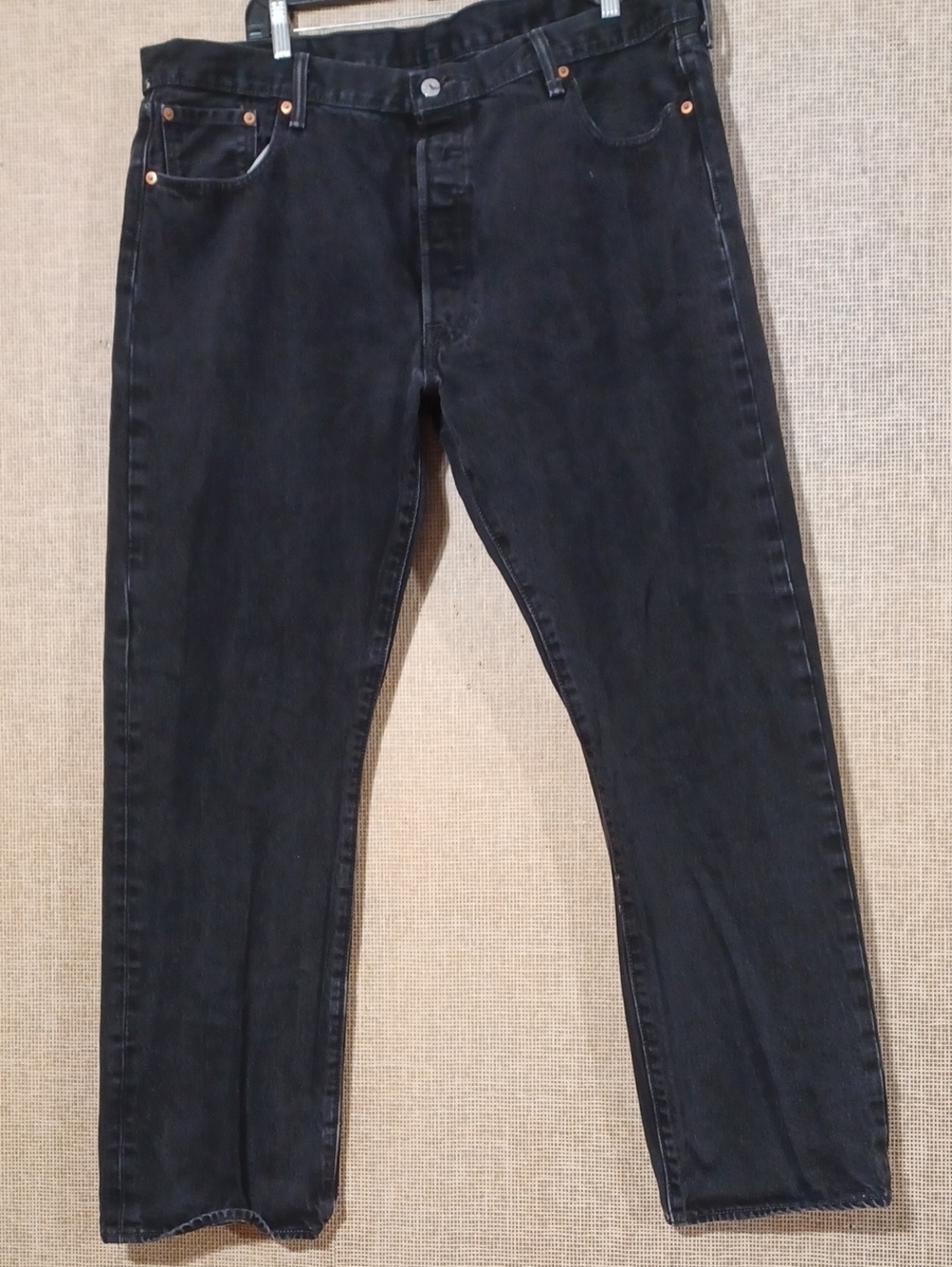 Levi's Men's Black Straight Jeans